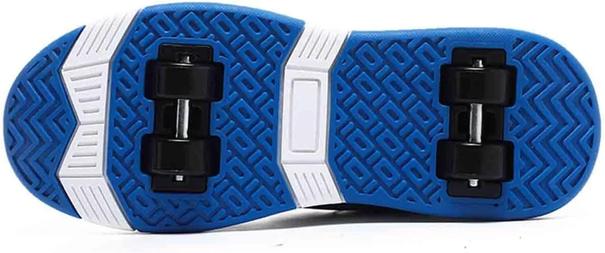 Kids Roller Skate Shoes with 4 Wheels, Rollar Sneakers for Boys Girls Birthday Thanksgiving Christmas Day