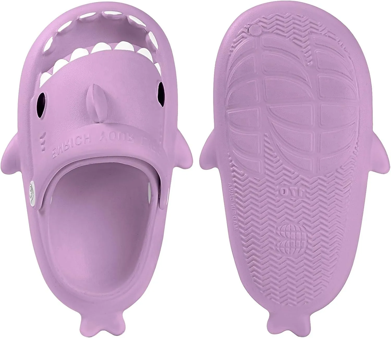 Kids Shark Slides Boys Girls Toddlers Cloud Shower Slippers Cute Cartoon Open Toe Sandals Cushioned Thick Sole Beach Pool Shoes