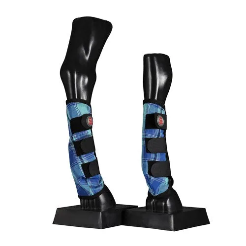 Kool Master PVC Mesh Fly Boots Blue - Set of 4