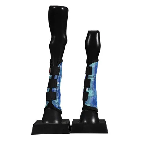 Kool Master PVC Mesh Fly Boots Blue - Set of 4