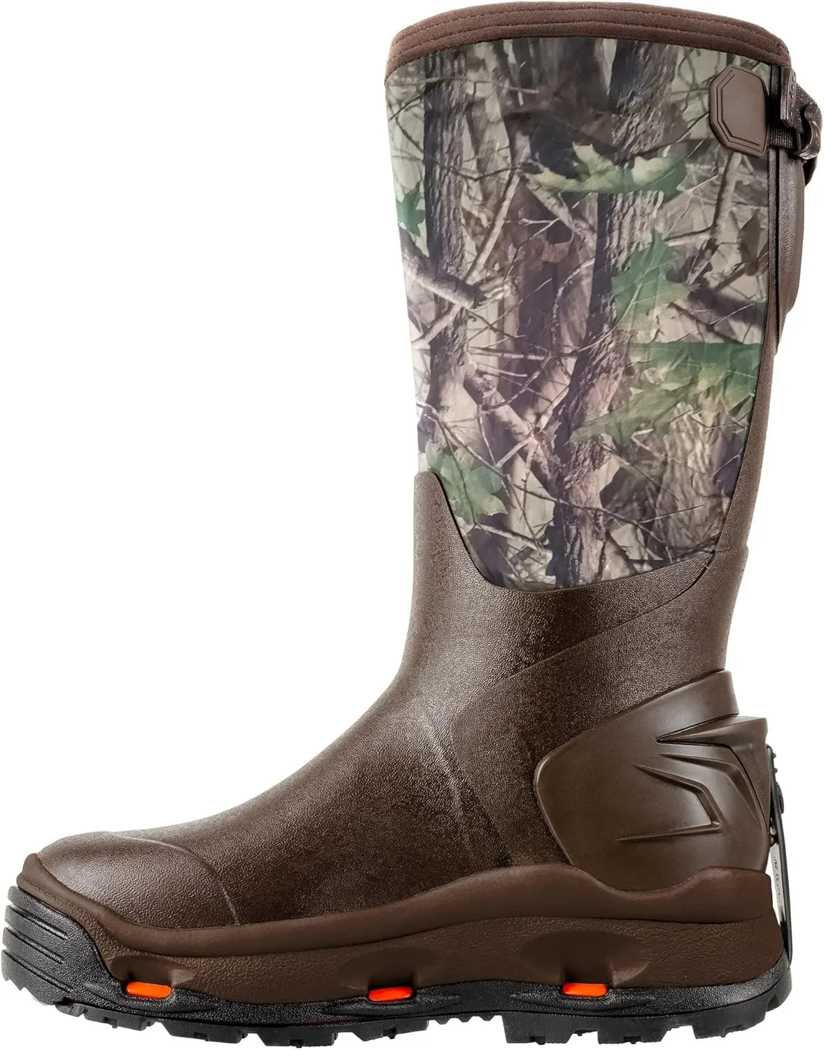 Korkers Men's Neo Storm Rubber Boots - Inuslated and Waterproof Multi-Season Mud Boots - Includes Interchangeable Ninety Degree Sole