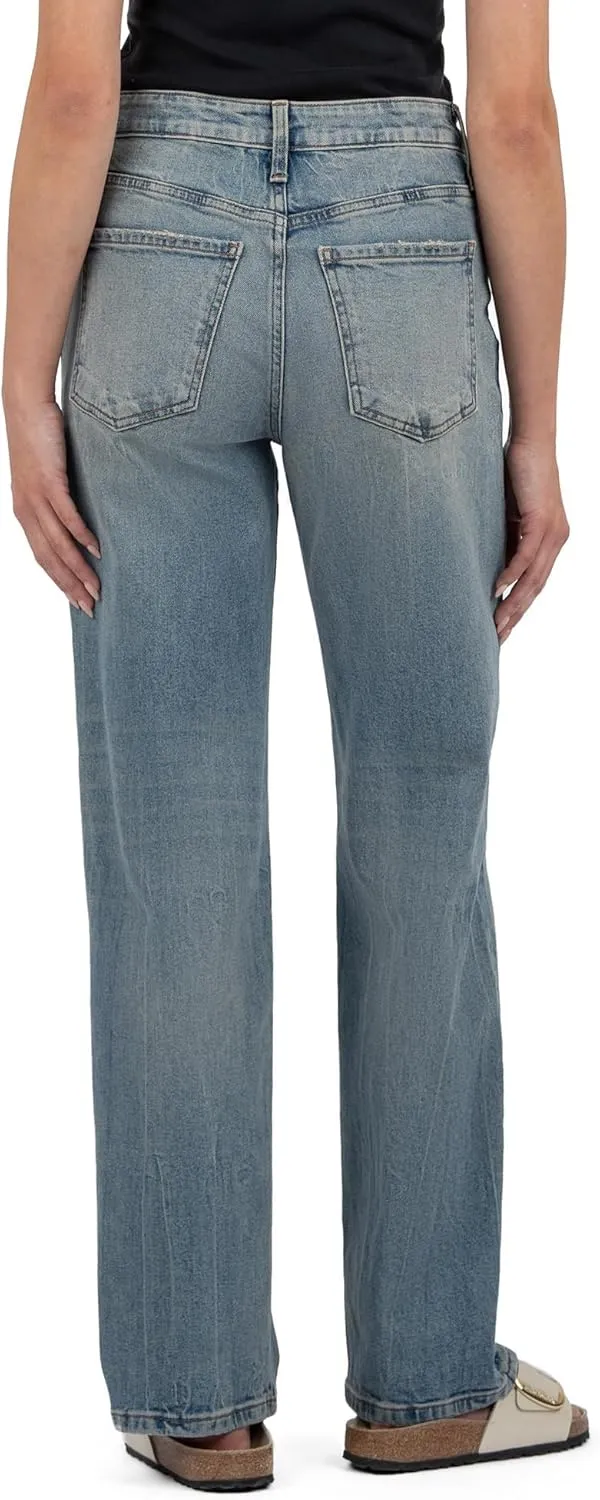 KUT from the Kloth Sienna High Rise Wide Leg-5 Pockets