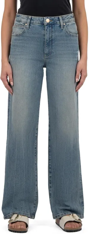 KUT from the Kloth Sienna High Rise Wide Leg-5 Pockets