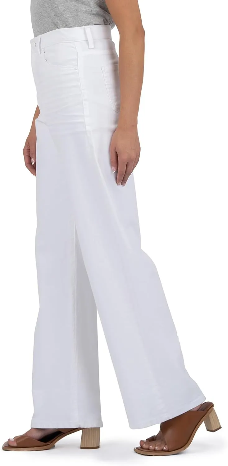 KUT from the Kloth Women's Sienna High Rise Wide Leg-5 Pockets