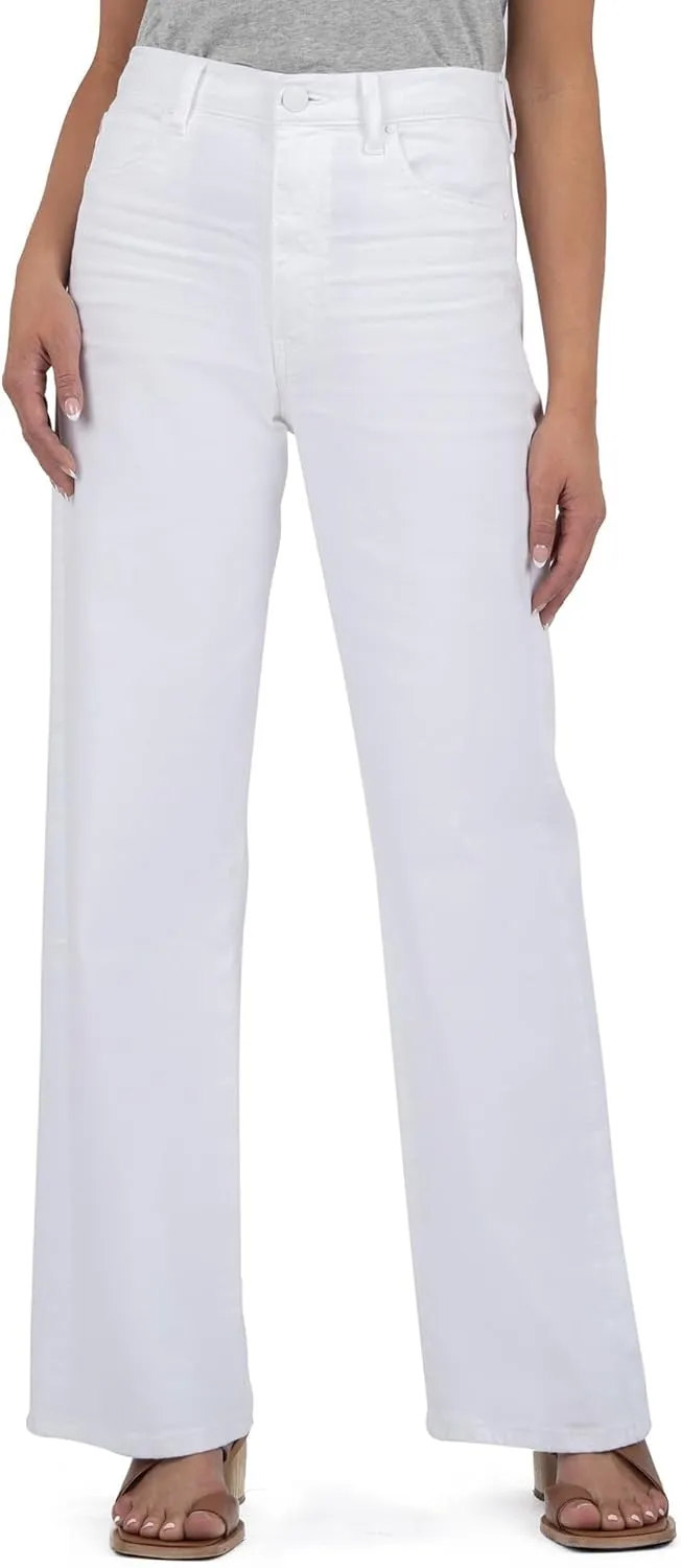 KUT from the Kloth Women's Sienna High Rise Wide Leg-5 Pockets