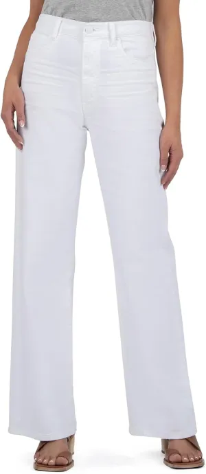 KUT from the Kloth Women's Sienna High Rise Wide Leg-5 Pockets
