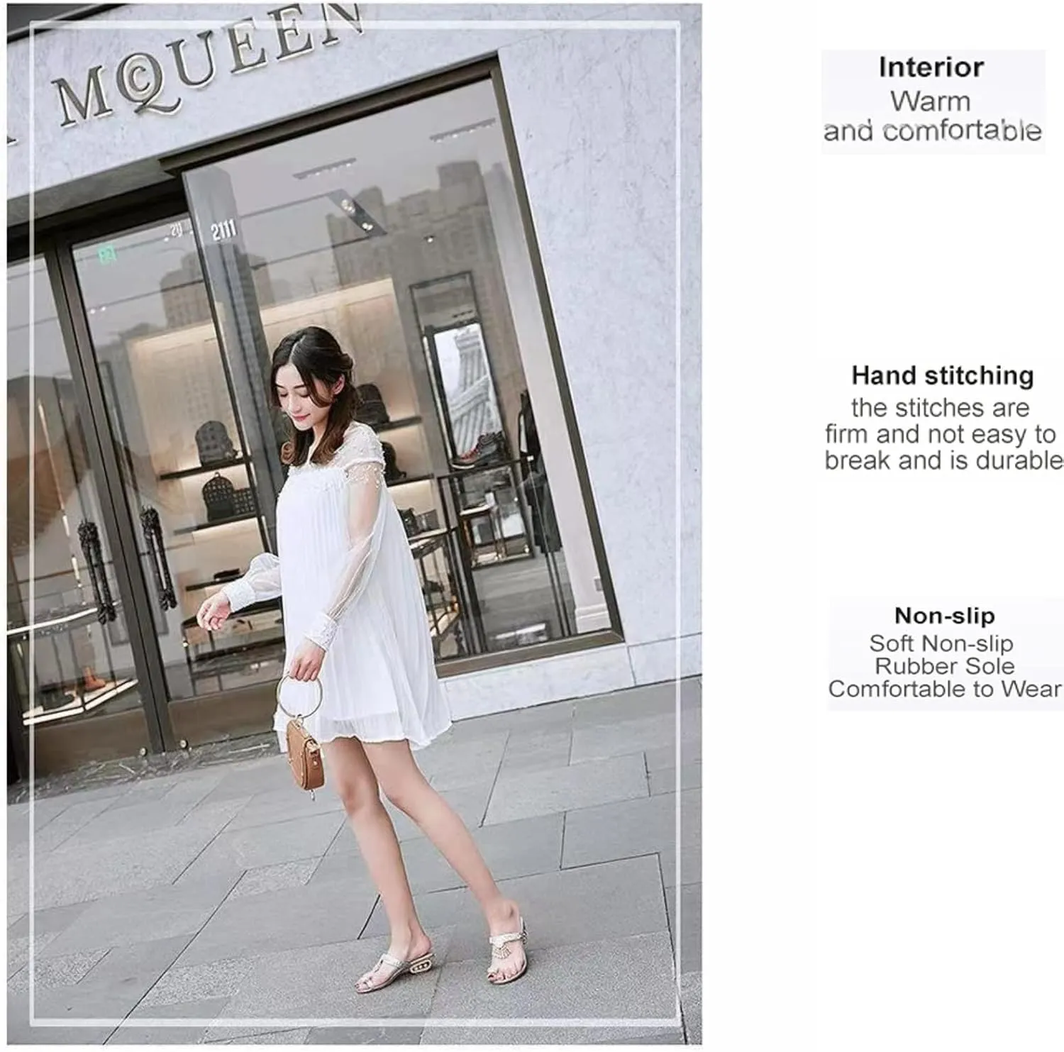 Ladies Diamond Fashion Low Heel Thong Sandals,Summer Sparkling Diamond Block Heel Beach Sandals,Arch Support Sandals.