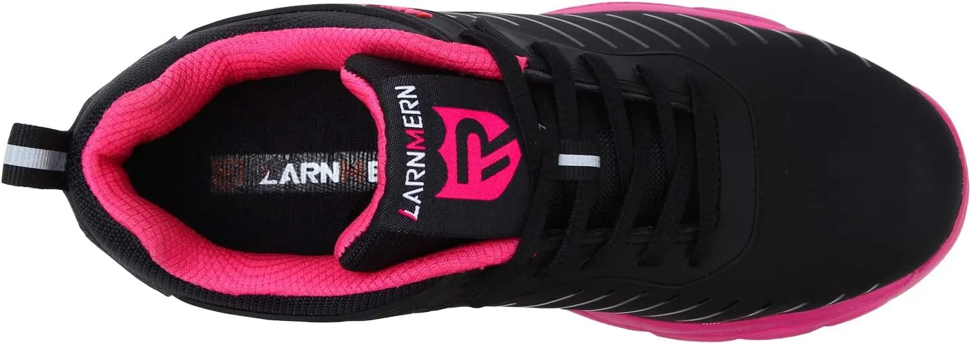 LARNMERN Steel Toe Shoes Men Womens Lightweight Safety Shoes Puncture Proof Breathable Sneakers Comfortable