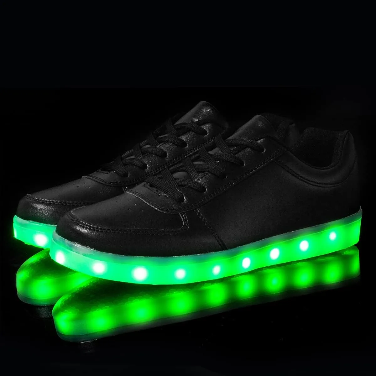 LED Light Up Shoes for Women Men Sports LED Shoes Dancing Sneakers Low-Top USB Charging Shoes for Kids