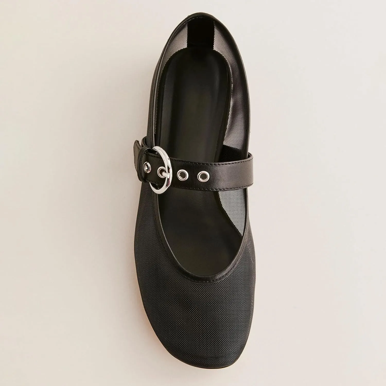 Leopard Flats for Women Mesh Flats Ballet Flats Mary Jane Flats Women's Dress Shoes Ballet Shoes