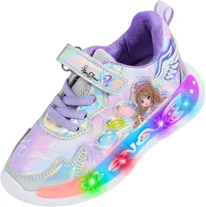 Light Up Shoes for Girls LED Princess Sneakers Zapatos para Niñas Baby Toddler Birthday Shoes Tenis para Niñas