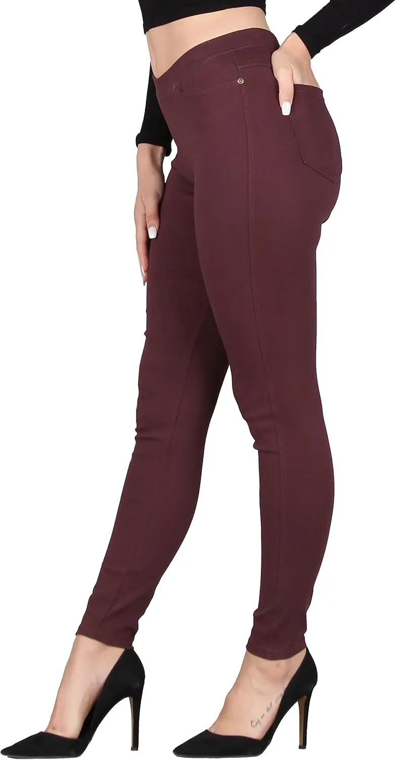 Lildy Women's Denim Jeggings, Stretchable Cotton Blend