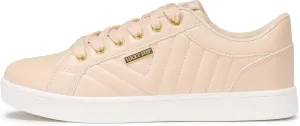 LUCKY STEP Glitter Sneakers Lace up | Fashion Sneakers | Sparkly Shoes for Women