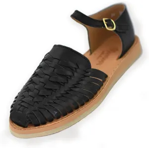 Macarena Collection Womens Shoes Leather Sandals Ankle for Women | Huarache Handmade Mexican Sandals Women | Comfortable & Stylish Womens Sandals 3050 Ankle Strap