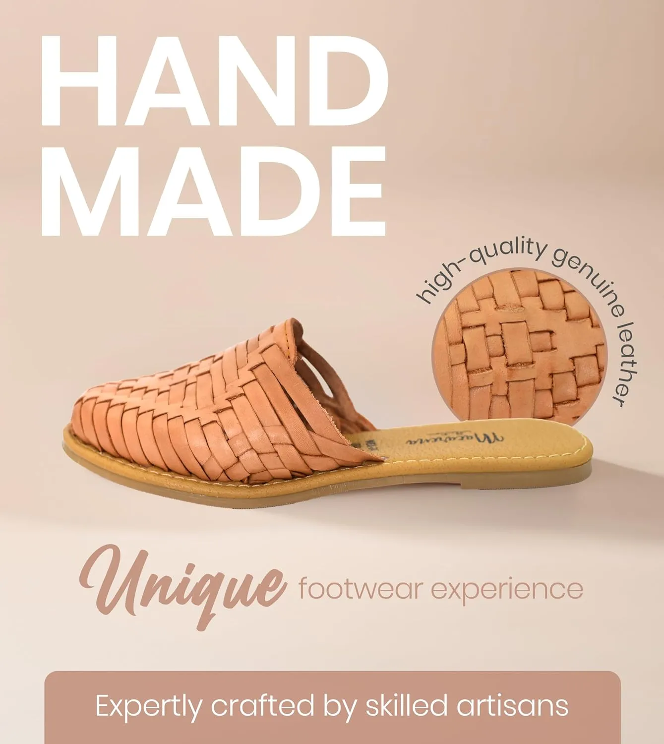 Macarena Collection Womens Shoes Leather Sandals for Women | Huarache Handmade Mexican Sandals Women | Comfortable & Stylish Womens Sandals 702
