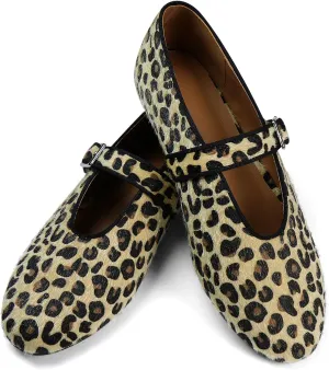 Mary Jane Shoes Women Ballet Flats with Buckle Strap Round Toe Wide Width Closed Toe Flats for Women Dressy