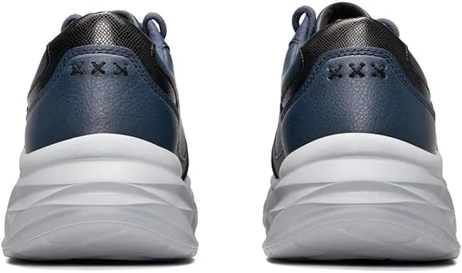 Men's Comfortable Leather Walking Shoes Running Tennis Athletic Gym Workout Cross Training Sneakers