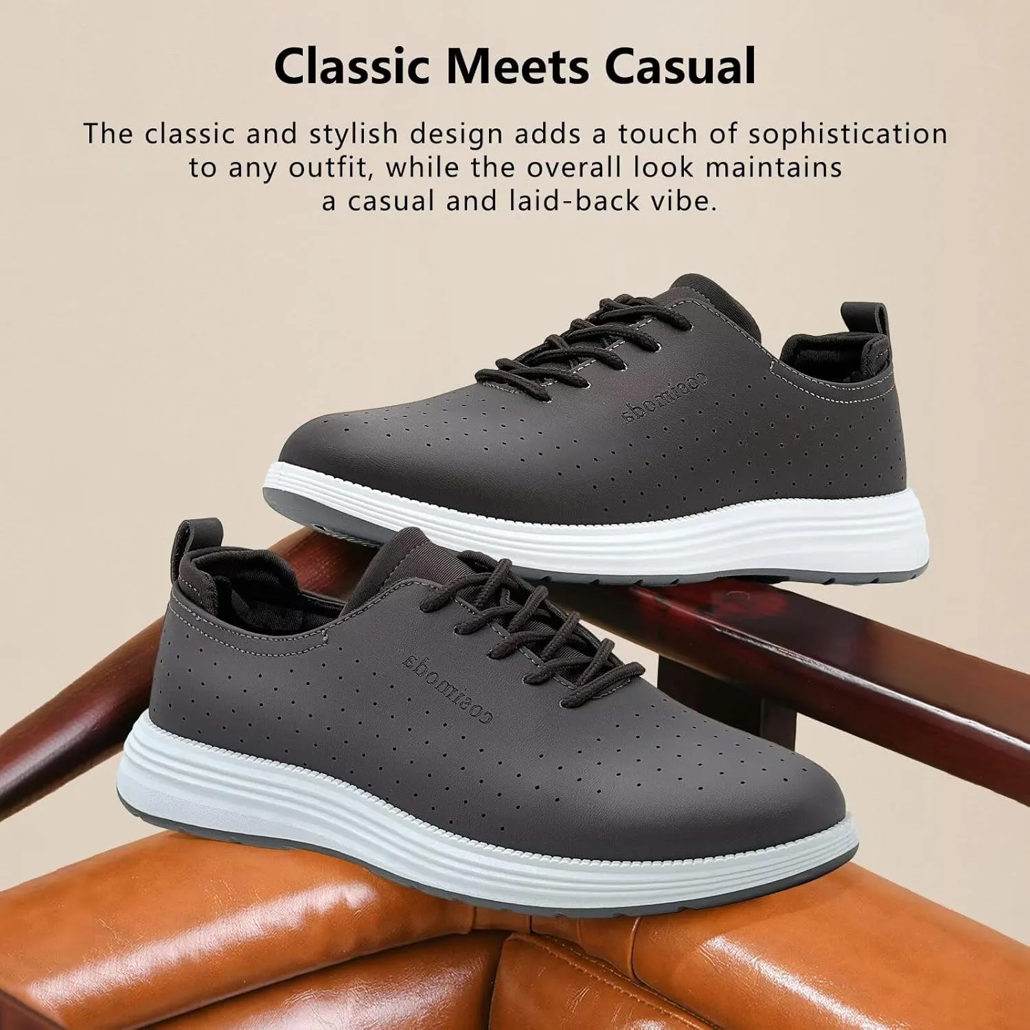 Men's Dress Shoes Patent Leather Tuxedo Shiny Glossy Wide Width Sneakers Casual Business Tennis Black Burgundy