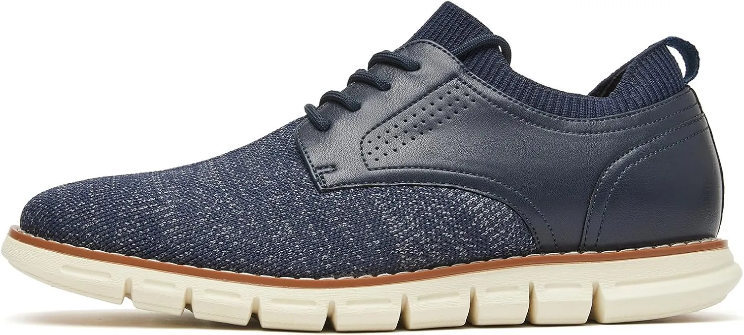 Men's Lightweight Dress Sneakers Casual Dress Shoes Comfortable Oxford Shoes for Business Work Office Walking
