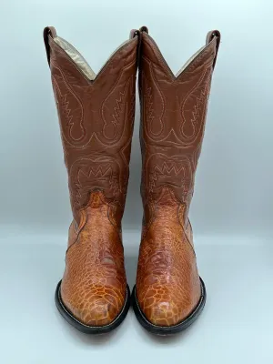 Montana Preban Honey Sea Turtle Cowboy Boots size 10.5 E