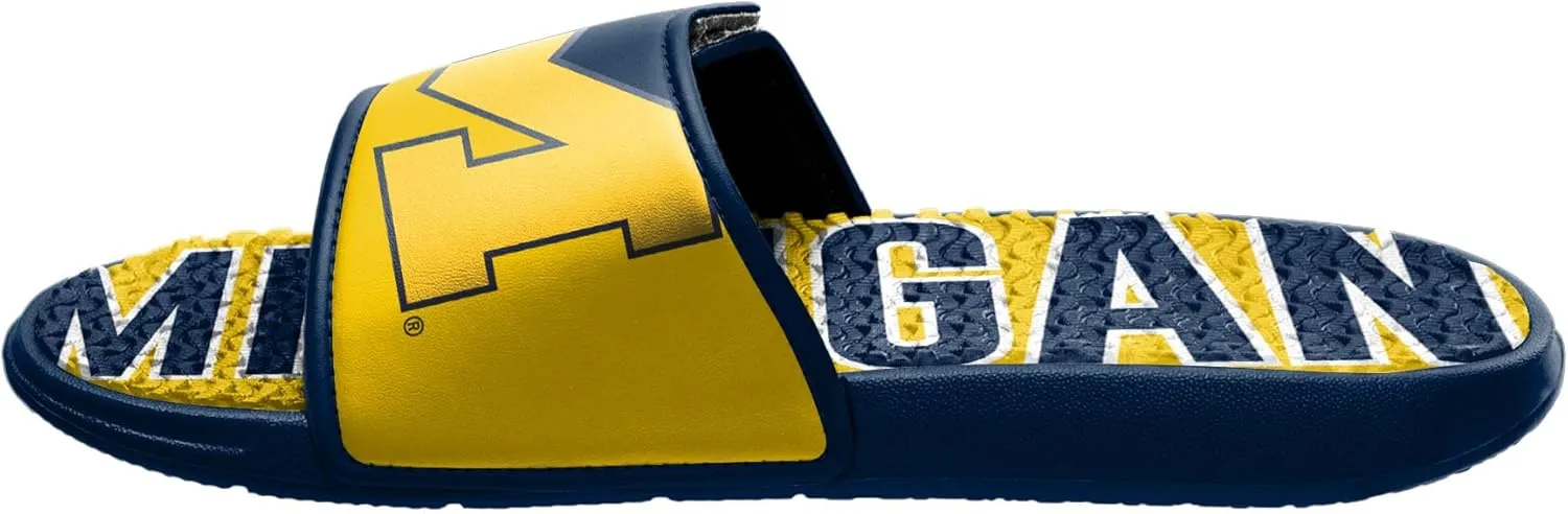 NCAA Men's Sport Shower Gel Slide Flip Flop Sandals