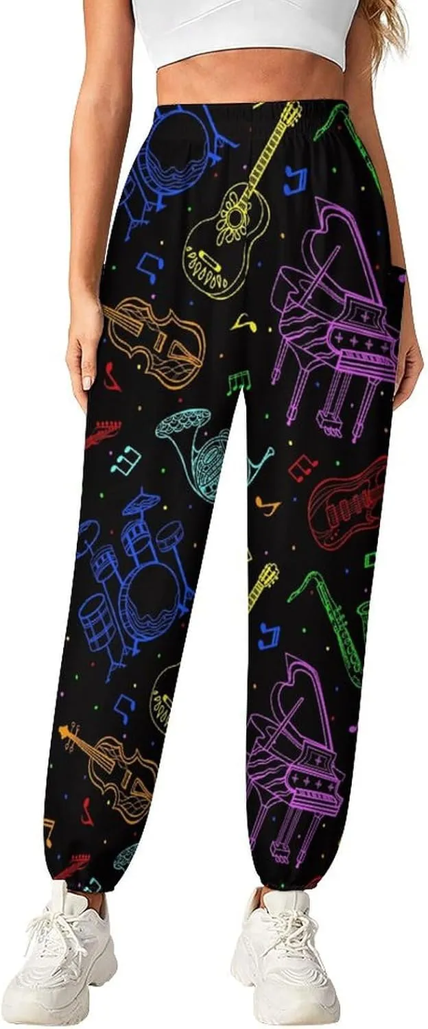 Neon Pattern Yoga Bloomers Womans Hippie Harem Pant Beach Pants Elastic Gym Long Pants Loose Casual Sweatpants