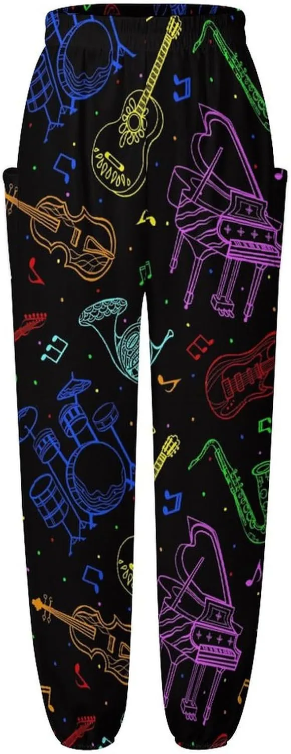 Neon Pattern Yoga Bloomers Womans Hippie Harem Pant Beach Pants Elastic Gym Long Pants Loose Casual Sweatpants