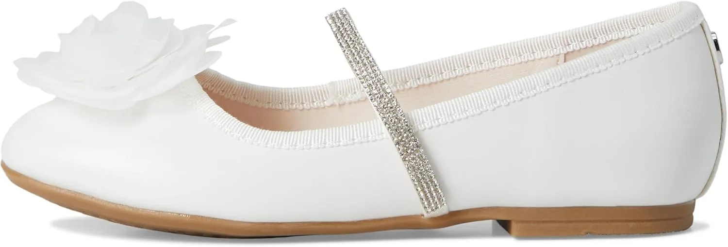 NINA Baby-Girl's Jory (Little Big Kid) Ballet Flat W/Flower