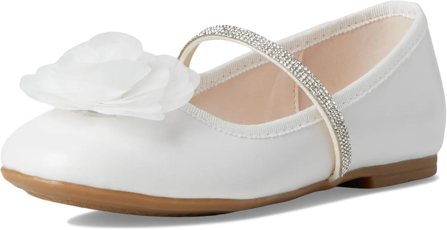NINA Baby-Girl's Jory (Little Big Kid) Ballet Flat W/Flower
