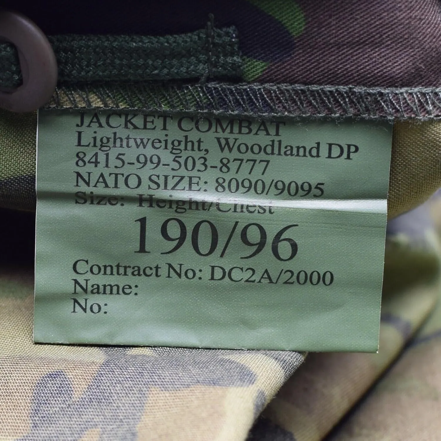 Original British Army Field Jacket - Combat DPM Military Shirt - 95 Lightweight Jacket for Men New