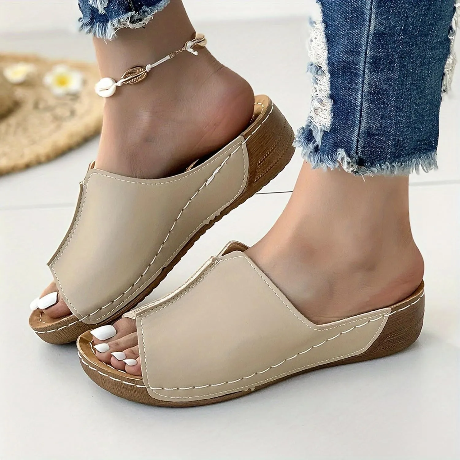 Orthopedic Sandals for Women Dressy Damping Sole Upgradation Stretch Lightweight Sandals Arch Support Walking Summer Sandals