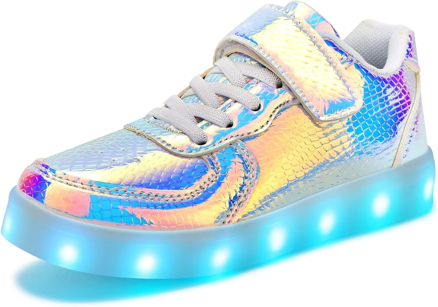 Padgene Kids LED Light Up Shoes USB Rechargeable Unisex Boys Girls LED Sneakers Cool Flashing Low Top Sneakers Luminous Shoes