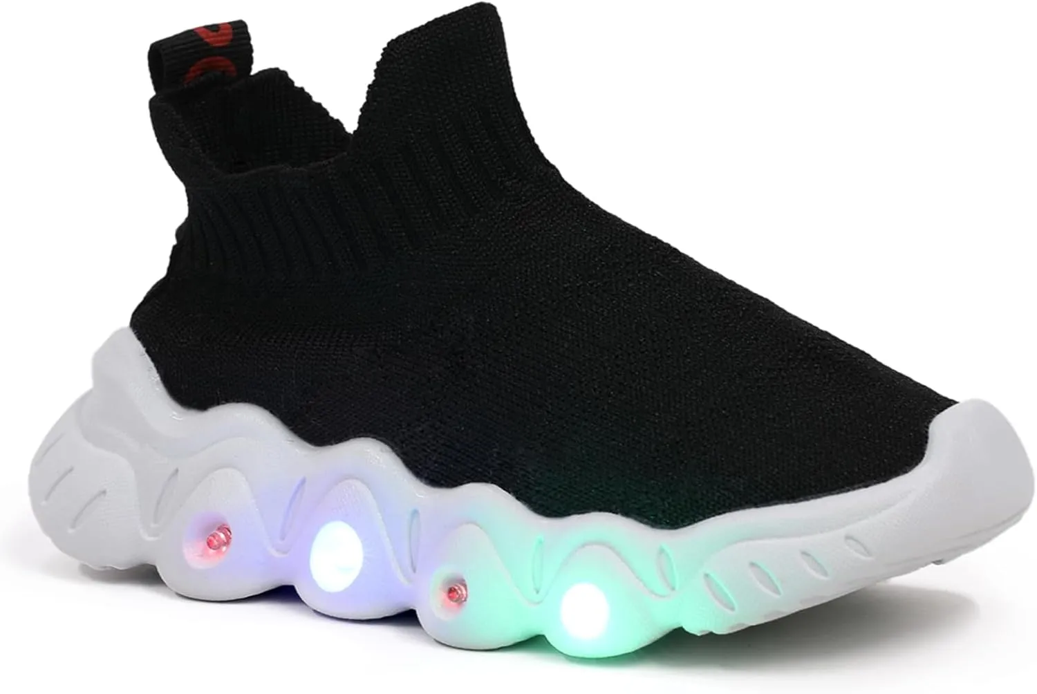 PATPAT Toddler Shoes Kid Shoes with LED Light Up Shoes Shiny Toddler Sneakers Girl Shoes Light Up Shoes for Girls Boys