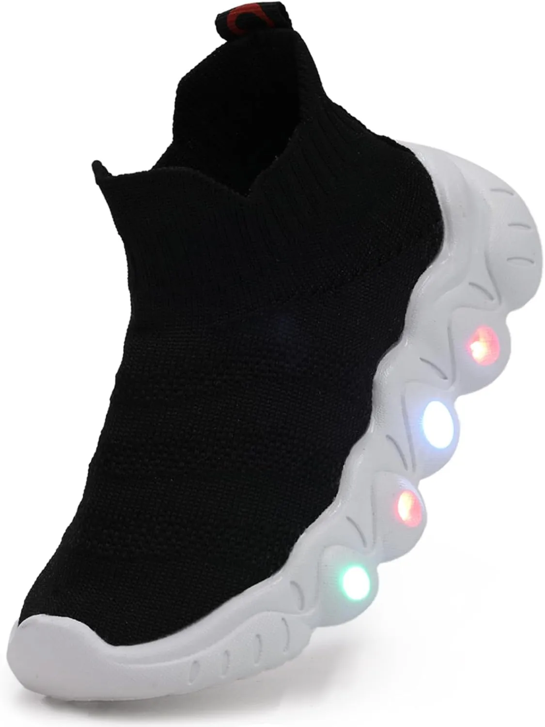PATPAT Toddler Shoes Kid Shoes with LED Light Up Shoes Shiny Toddler Sneakers Girl Shoes Light Up Shoes for Girls Boys