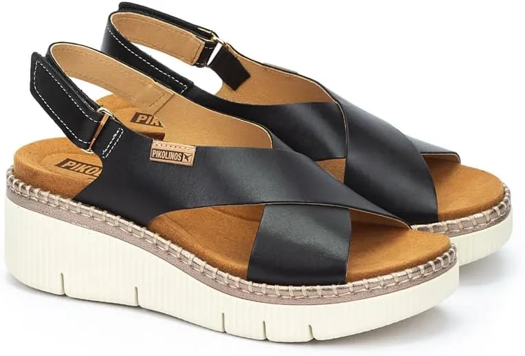 PIKOLINOS Wedge Sandals Leather Gomera for Woman