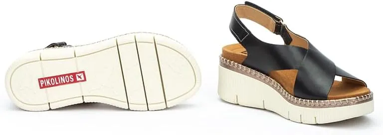 PIKOLINOS Wedge Sandals Leather Gomera for Woman