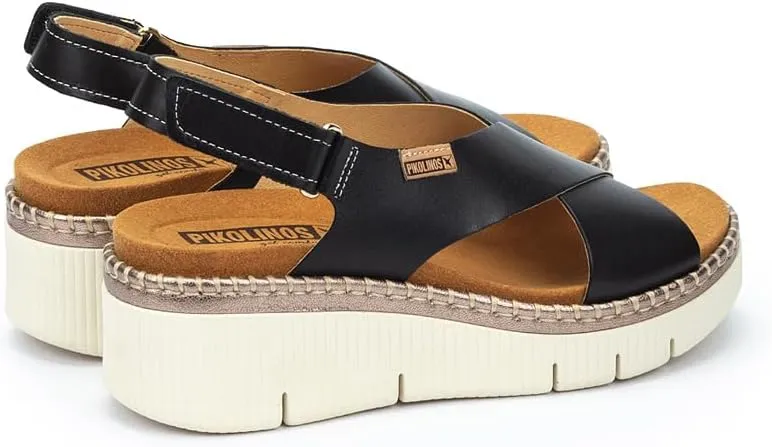 PIKOLINOS Wedge Sandals Leather Gomera for Woman