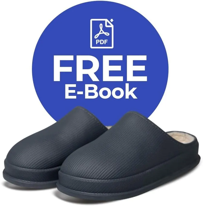 Pillow Cloud Slides with Fur: Cozy & Comfy Cushioned Indoor/Outdoor Slippers - Thick-Sole House Slides & Shower Sandals for Men & Women