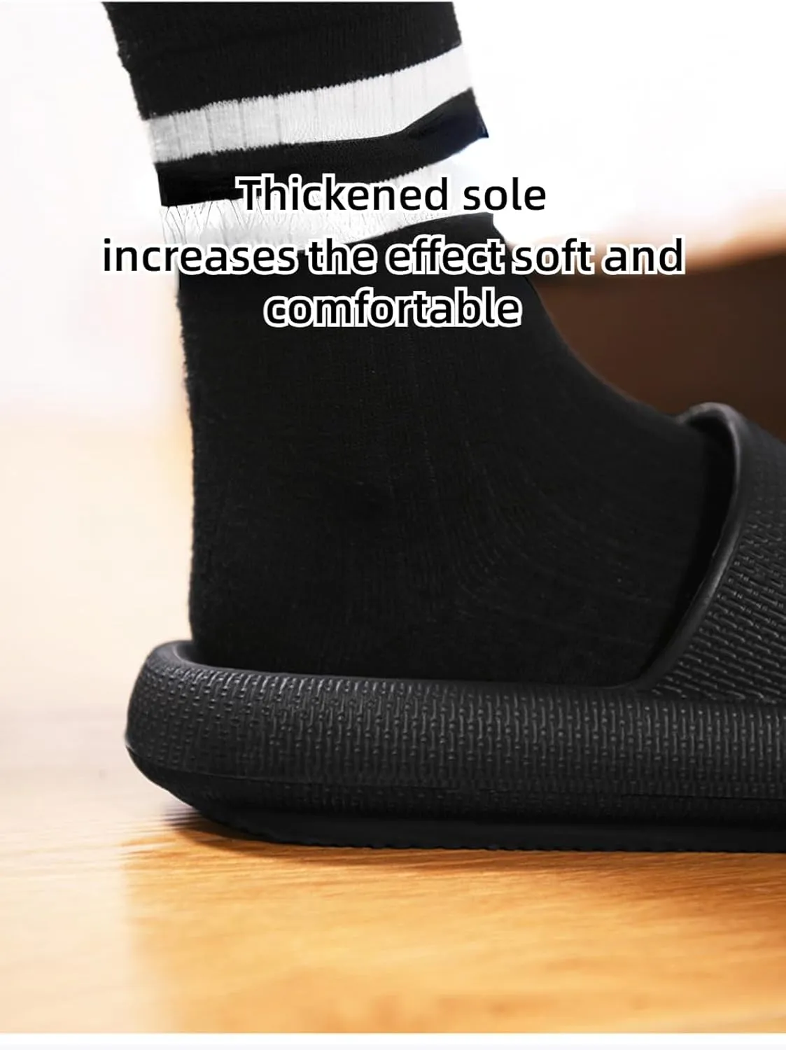 Pillow Slippers for Women and Men | House Slides Shower Sandals | Cushioned Thick Sole
