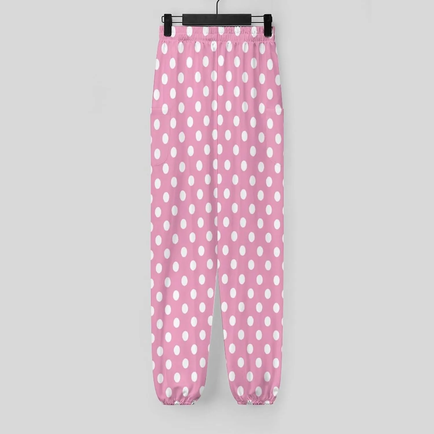 Polka Dots Yoga Bloomers Womens Hippie Harem Pant Beach Pants Elastic Gym Joggers Loose Casual Sportswear