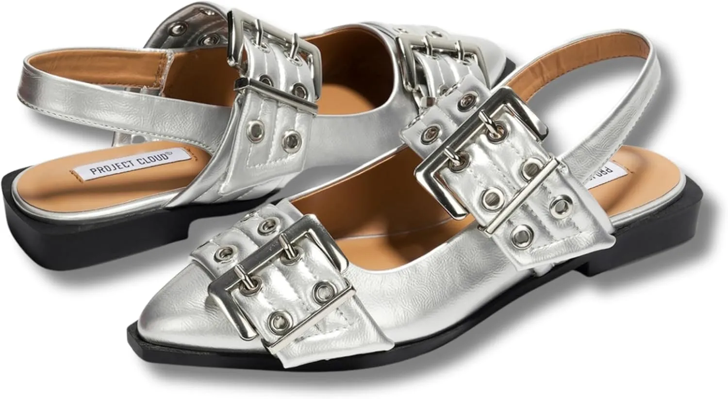 Project Cloud Womens Flats - Memory Foam Flats Shoes for Women Footwear Non-Slip Rubber Sole Womens Sandals - Perfect Sandals for Women 2025 (Katharyn)