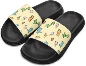 Quick-Dry EVA Kids Sandals Non-Slip Lightweight Slides for Bathroom Pool & Outdoor Play for Little/Big Kids Size 11-3