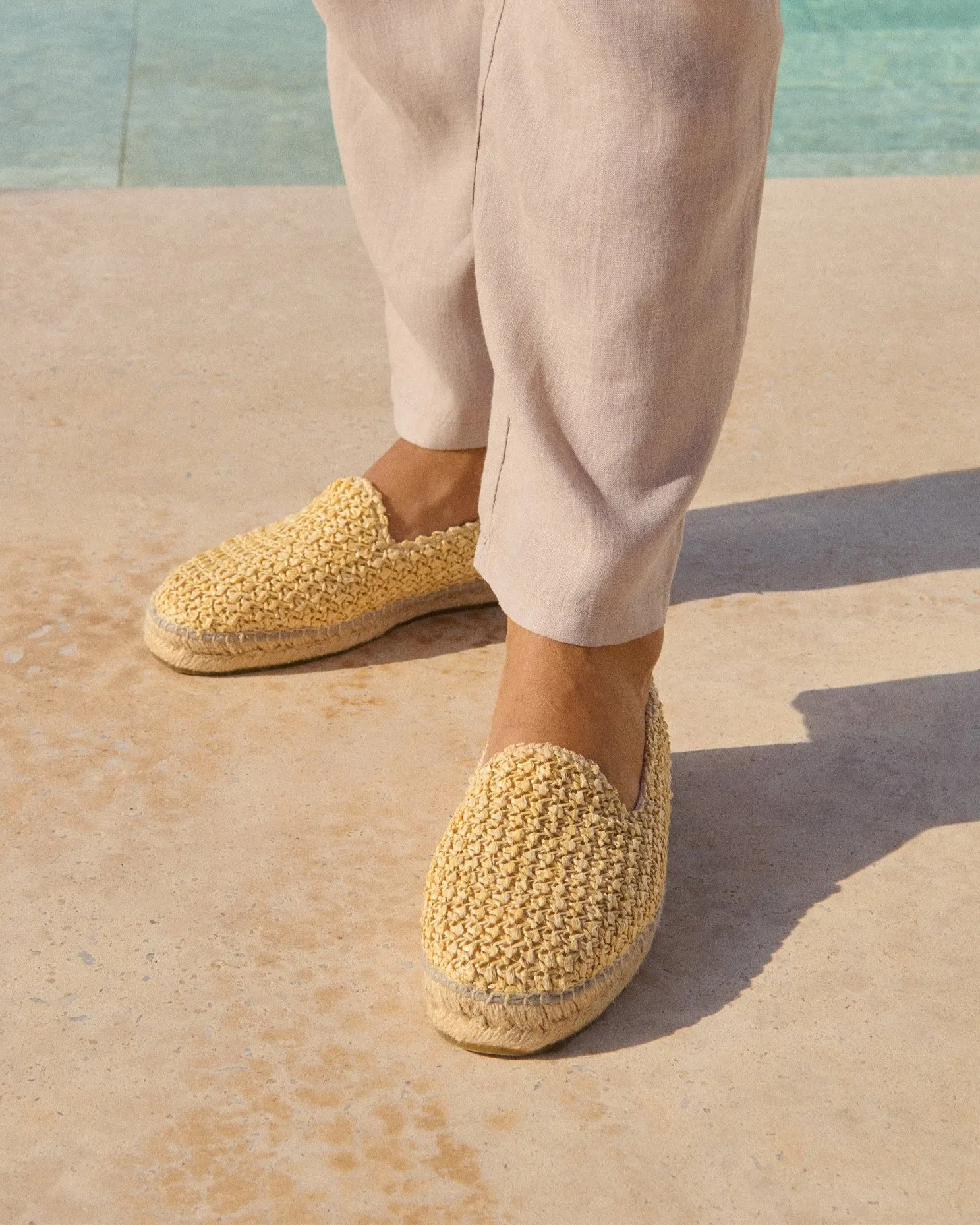 Raffia Espadrilles - V27C0 - Yucatán Raffia Net