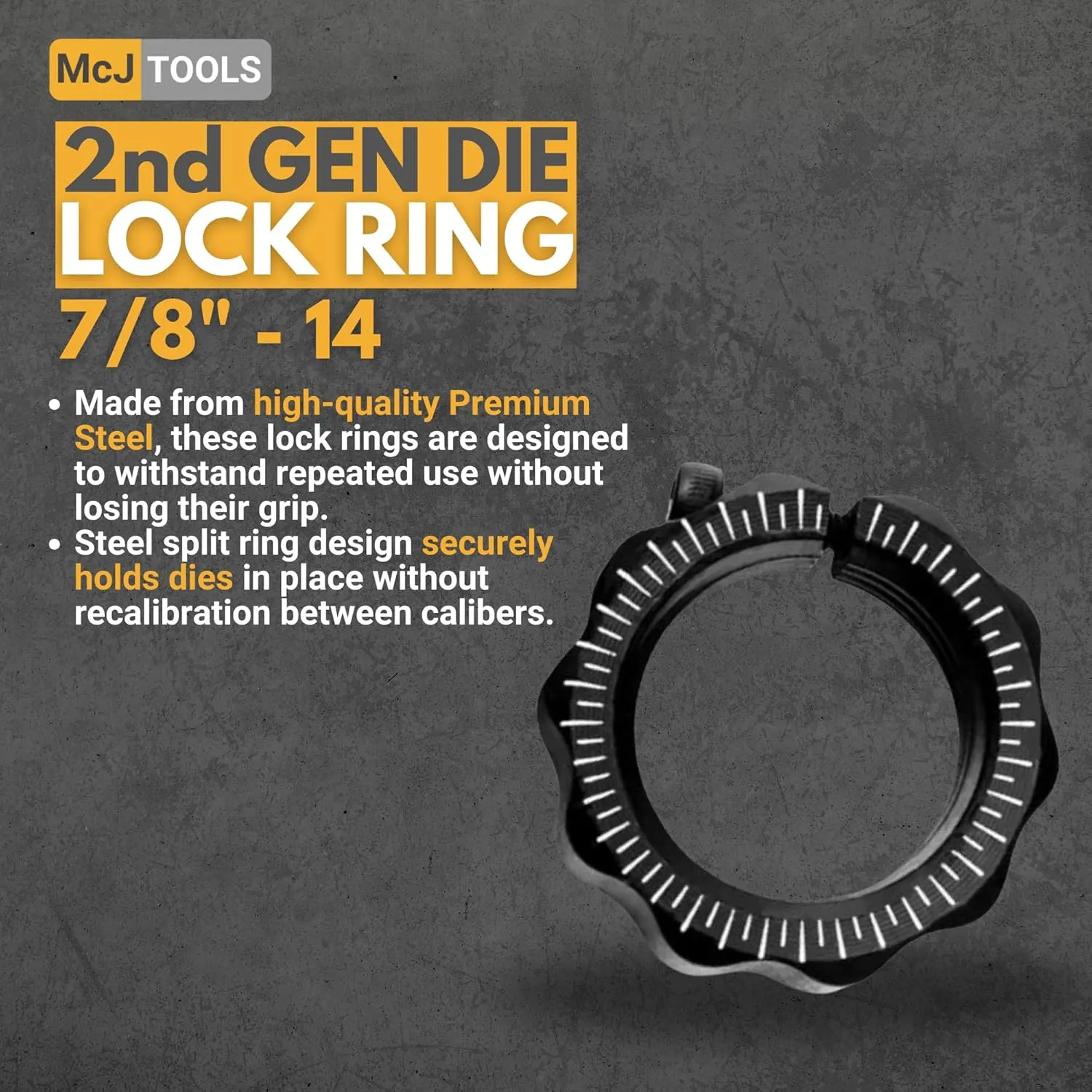 Reloading Die Lock Rings 2nd Gen 12pack