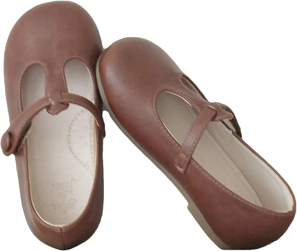 rismart Girls Mary Jane Shoes Toddlers t Stripe Formal Dress Flats
