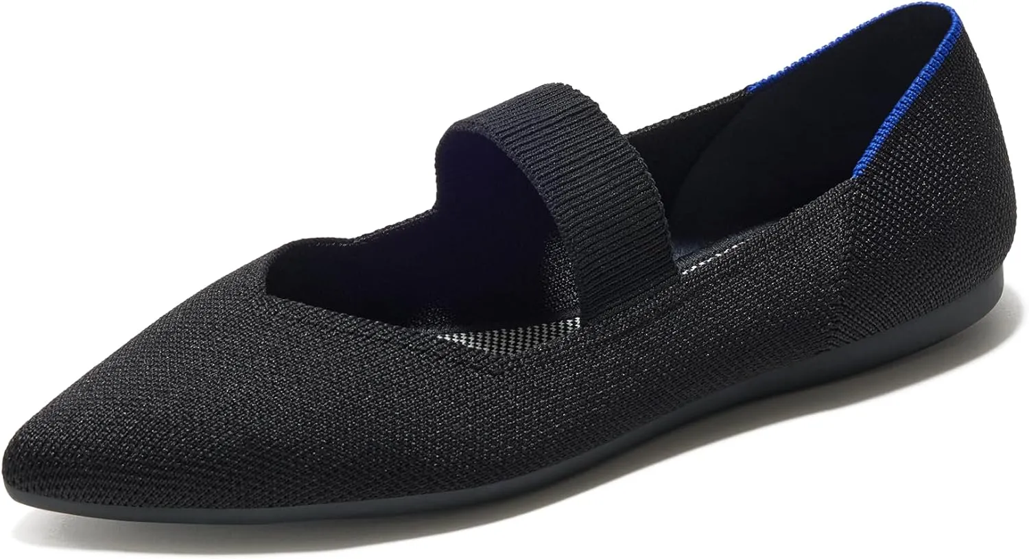 Rothy's The Point Mary Jane Women's Slip-On Shoes, Pointed-Toe Flats, Made from Recycled Plastic Bottles & Machine Washable