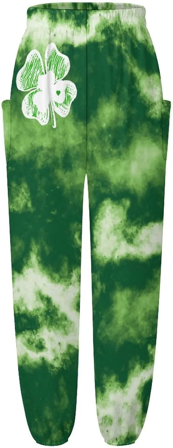 Saint Patricks Day Yoga Bloomers Womens Hippie Harem Pant Knickerbockers Elastic Gym Home Wear Loose Casual Slacks