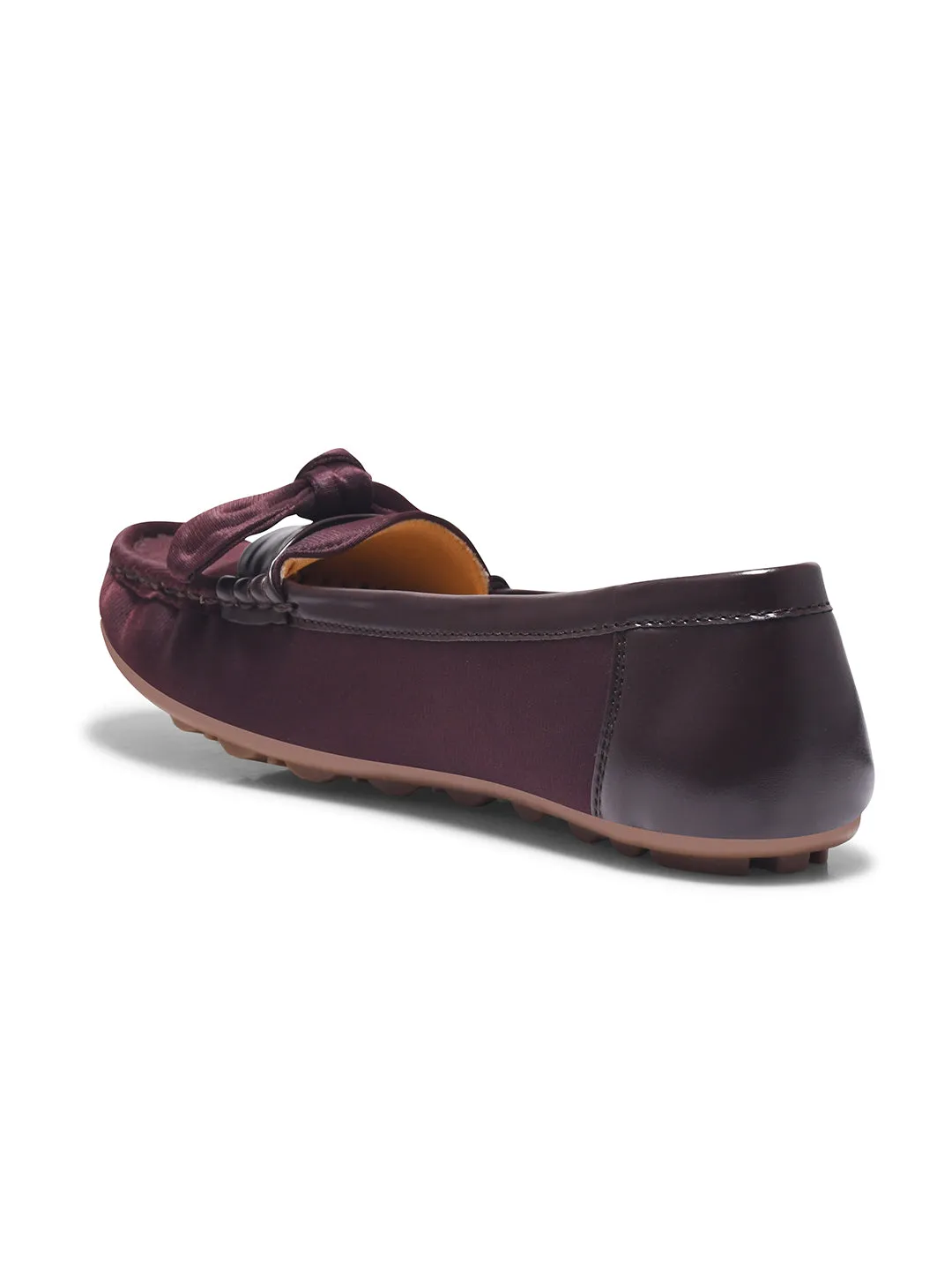 Satin Bow Loafers