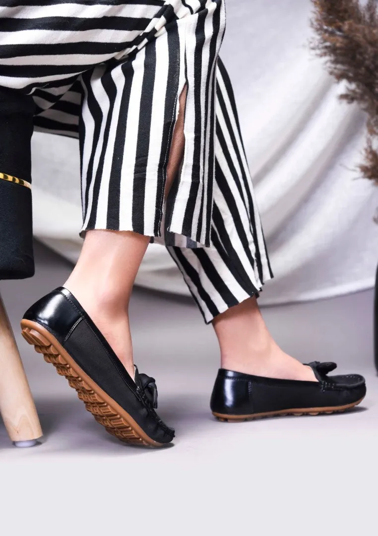 Satin Bow Loafers