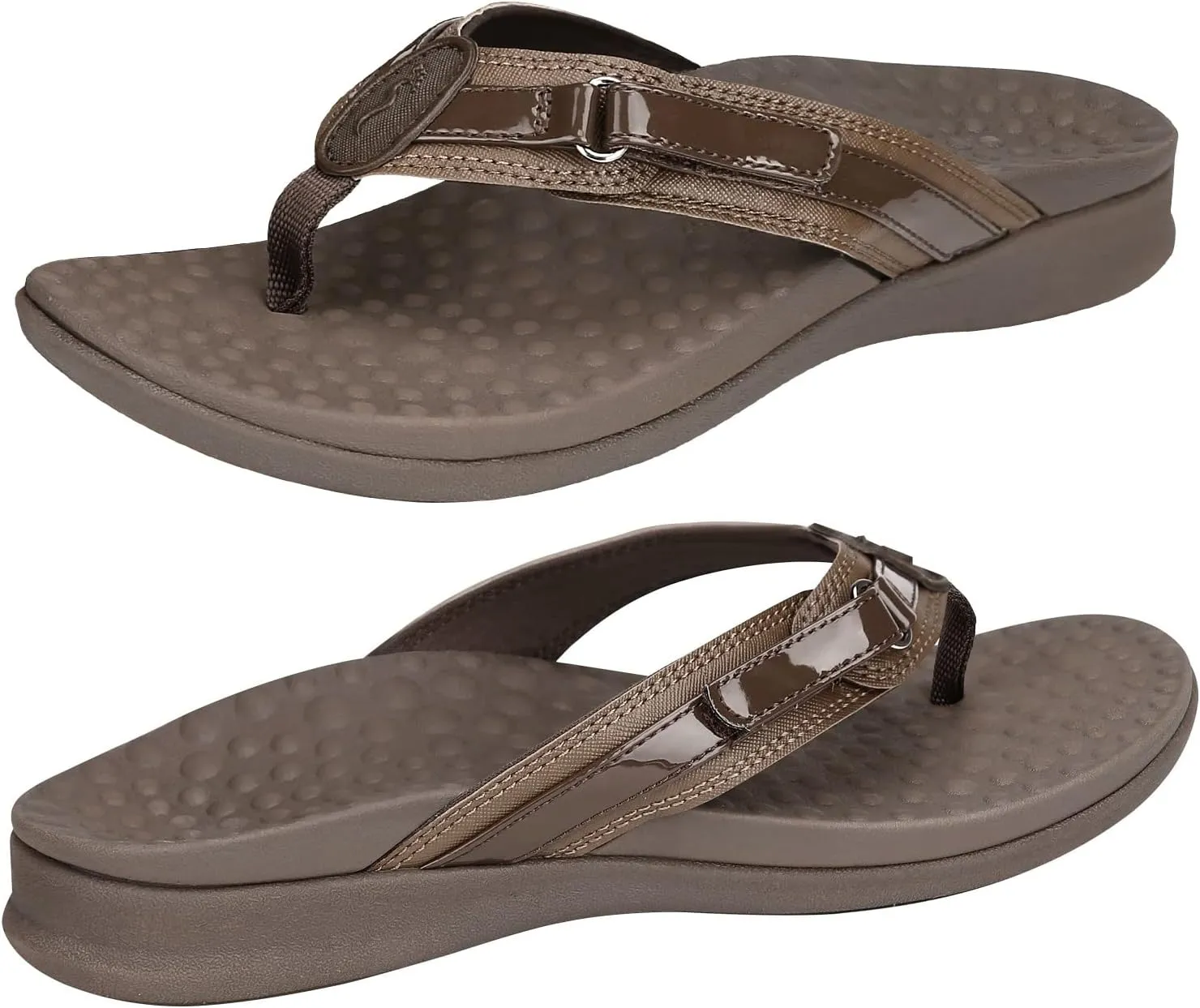 SEYMOUR Orthopedic Sandals for Women - Comfort Flip Flops With Arch Support - Relieve Foot Pain Due to Flat Feet and Plantar Fasciitis
